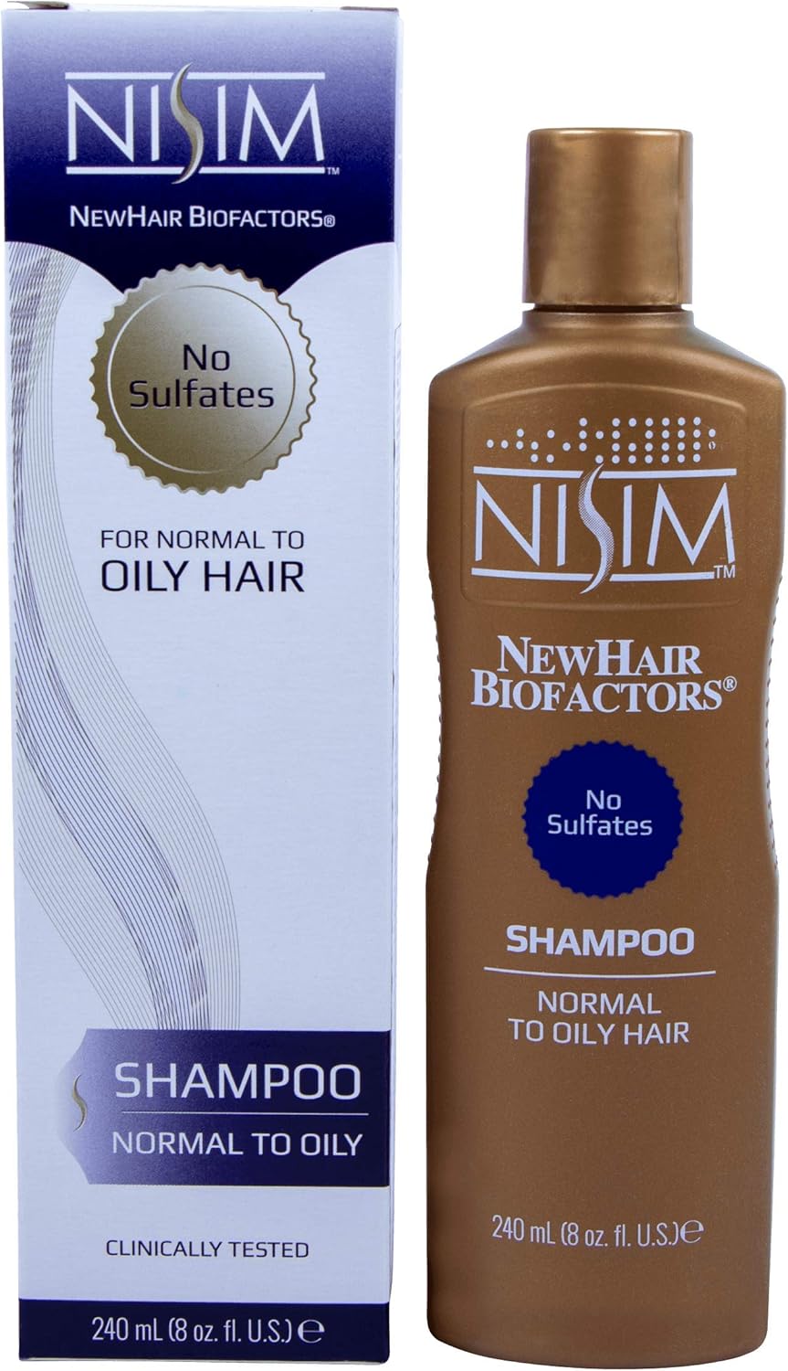 Nisim Hair Loss & Itchy Scalp Shampoo Treatment for Normal to Oily Hair