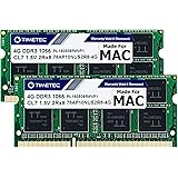 Timetec 8GB KIT(2x4GB) Compatible for Apple DDR3 1067MHz / 1066MHz PC3-8500 for Mac Book, Mac Book Pro, iMac, Mac Mini (Late 