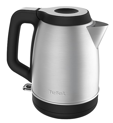 Tefal Element KI280D Wasserkocher, Edelstahl (1,7 Liter) schwarz