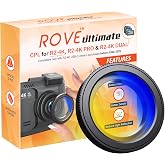 ROVE Ultimate CPL Filter, Anti-Glare Circular Polarizer Lens for ROVE R2-4K, R2-4K PRO, and R2-4K Dual Dash Cam Models
