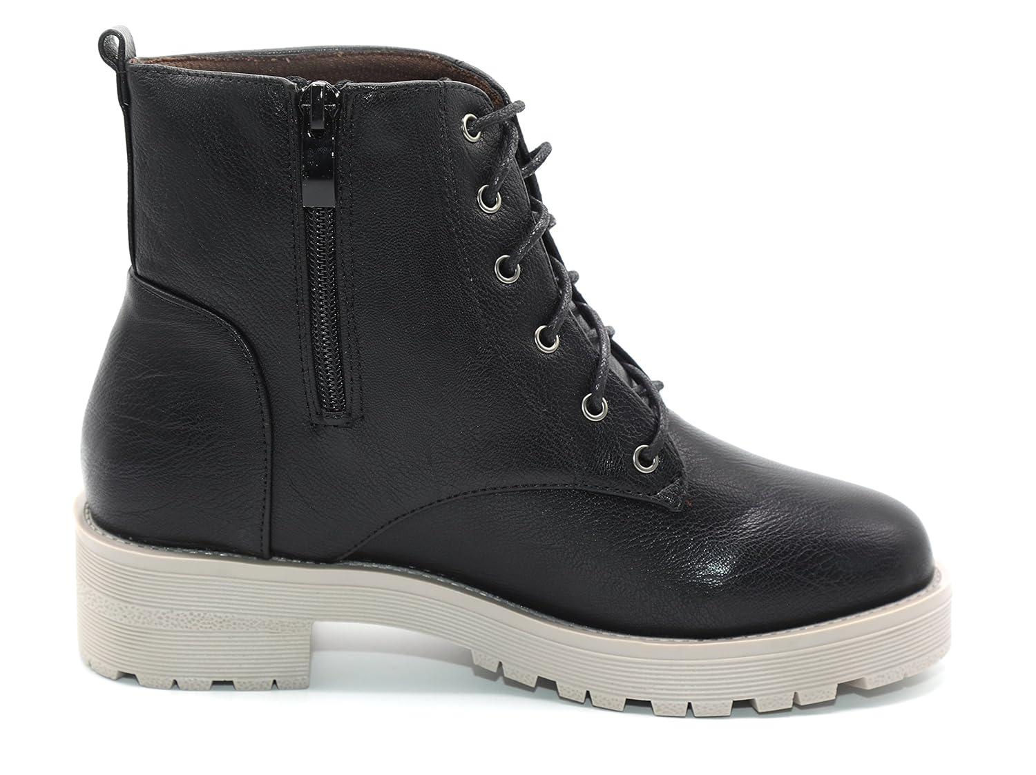 brauch women's black laces boots