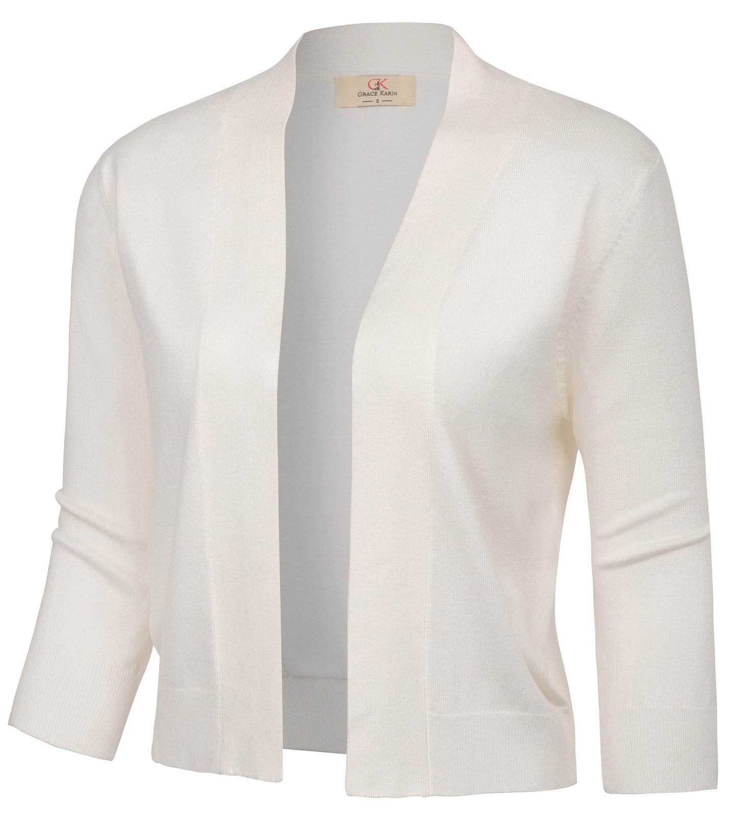 3/4 Sleeve White Cardigan Sweaters for Women Lightweight Summer Cardigans 2025 Shrugs for Women Dresses 3XL Image 3/4 Sleeve White Cardigan Sweaters for Women Lightweight Summer Cardigans 2025 Shrugs for Women Dresses 3XL Image