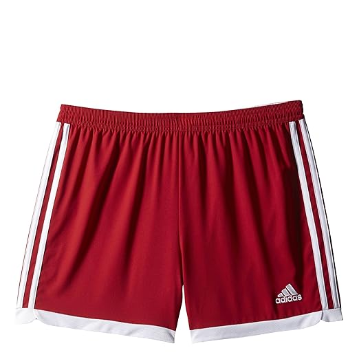 white and red adidas shorts