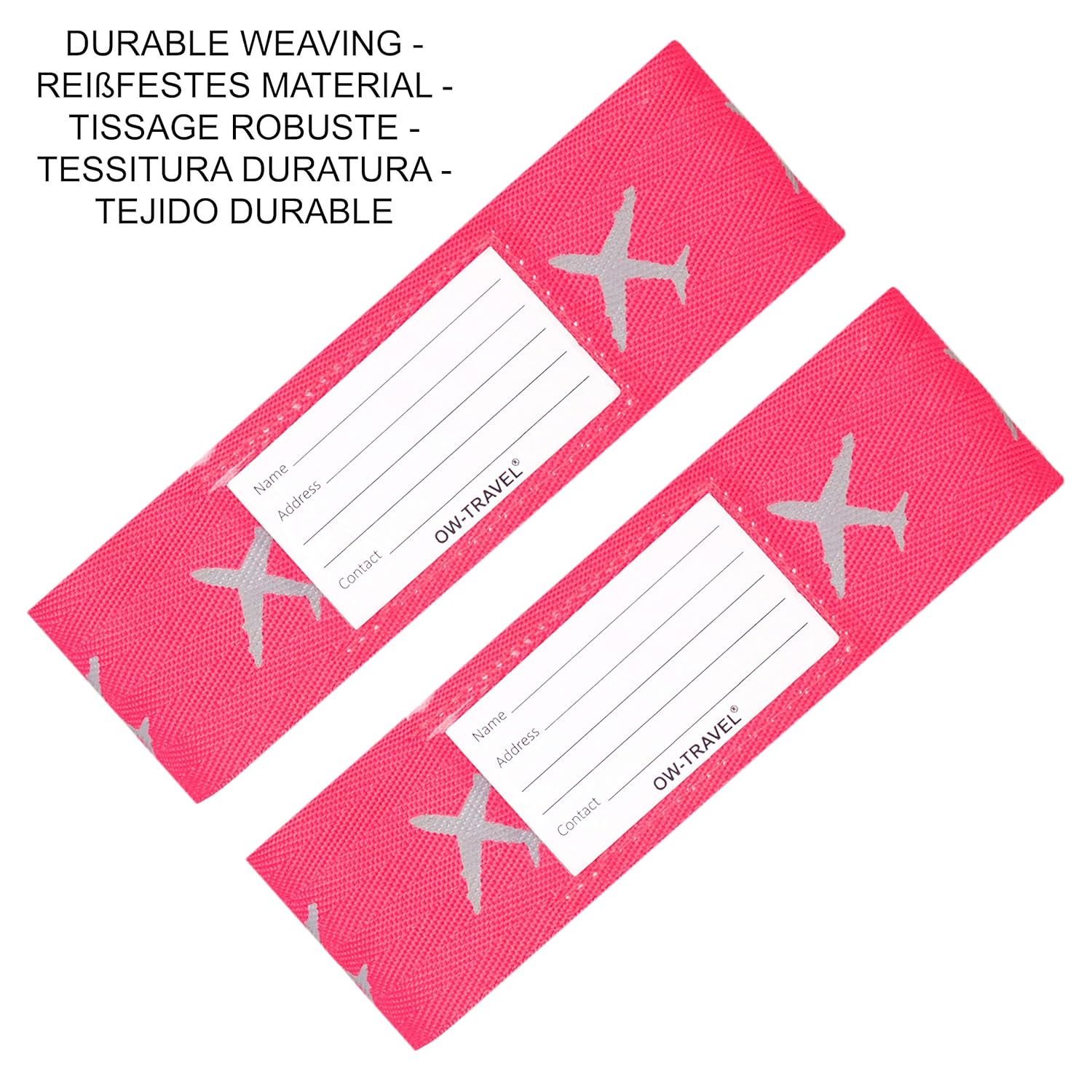 personalised suitcase straps