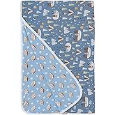 Copper Pearl Bridger Jumbo 3-Layer Quilt: Soft, Breathable Baby Blanket for Toddlers & Newborns | Cozy, Premium Polyester/Rayon | 46x46