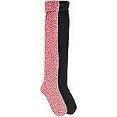 MUK LUKS Womens Marled Over the Knee Sock (2 Pair Pack)