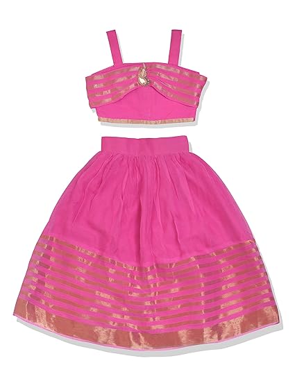 crop top with long skirt for baby girl