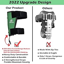 PROLEE Tree Climbing Gear Non-Slip 2 Gear with