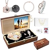 Pasuvsigt Valentines Gift For Wife Women, 3 Preserved Roses with I Love You 100 Language - Luxurious Exquisite Forever Preserved Flowers Anniversary Birthday Gifts for Wife Women Mom Grandma Her