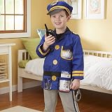 Melissa & Doug Police Officer Role-Play Costume Set Kids 3+ Gift view 2