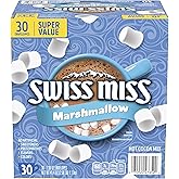 Swiss Miss Chocolate Hot Cocoa Mix With Marshmallows, 1.38 oz., 30-ct | Individually portioned packets; made with real cocoa &amp; milk; perfect for cozy nights &amp; snow days; enjoy morning or night