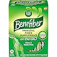 Benefiber On The Go Prebiotic Fiber Supplement Powder for Digestive Health, Daily Fiber, Unflavored - 28 Sticks (3.92 Ounces)