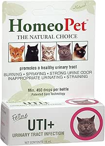 Amazon Com Homeopet Uti Plus Urinary Tract Infection For Cats 15ml Pet Health Care Supplies Pet Supplies