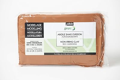 GEDEO Air Drying Clay 1.5 kg Red QPA301 PEBEO UK