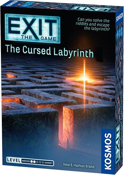 Thames & Kosmos EXIT The Labyrinth The Game 85 Cards 1-4 Players Ages 10+