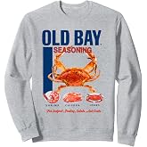 Old Bay Retro Crab and Seafood Seasoning Foodie Sweatshirt