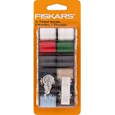 Fiskars Hand Sewing Thread Set, 12 Spools, Assorted Colors | Sewing Accessories and Supplies, Arts and Crafts Supplies