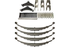 LIBRA 7000# 7k Tandem Trailer Axle Suspension Kit 3500# Leaf Springs Hanger Kit