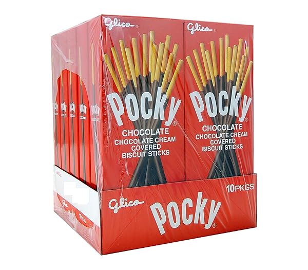 POCKY CHOCOLATE 10CT 1.41OZ(PACK OF 10)