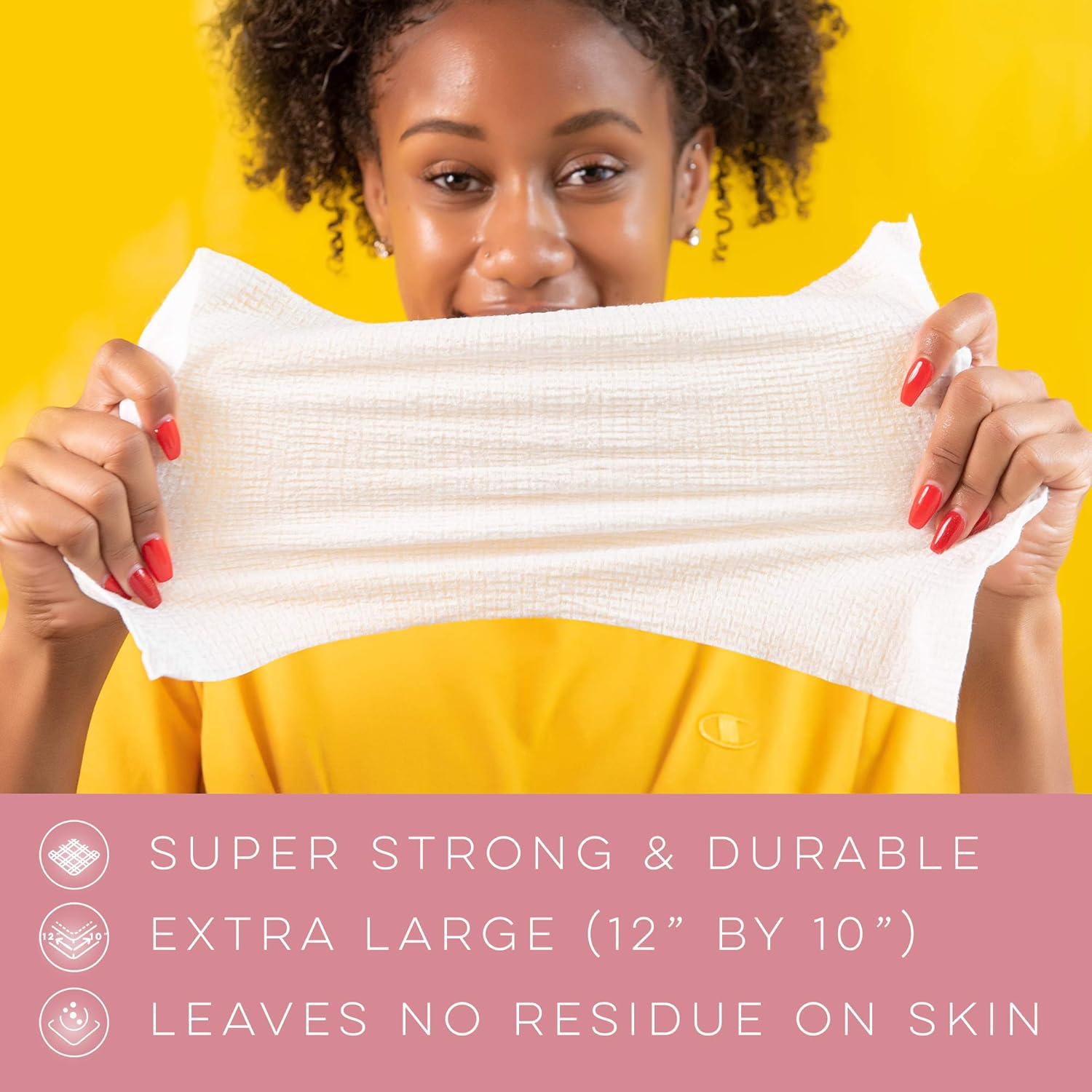 Clean Skin Club - Clean Towels XL | World's 1ST Biodegradable Face Towel | Disposable Makeup Removing Wipes | 100% Organic Viscose | 50 CT | Super Soft for Sensitive Skin | Dry Cleanser Towelettes (50 Count (Single Box)): Beauty