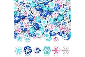JUNEBRUSHS 150Pcs Snowflake Erasers, Cute Mini Christmas Pencil Erasers Novelty Winter Holiday Erasers for Classroom Rewards Prizes Winter Gifts Xmas Stocking Stuffers