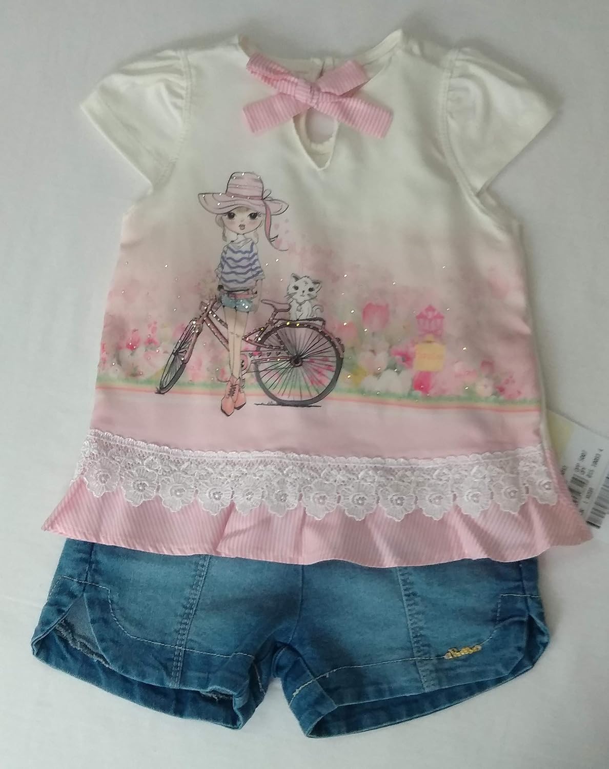 CONJUNTO INFANTIL MENINA PARAÍSO JEANS C. 663 (2) | Amazon.com.br