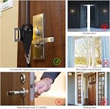 LJHOME Portable Door Lock 2 Pack Security Anti-Theft Inward Door Locks view 6