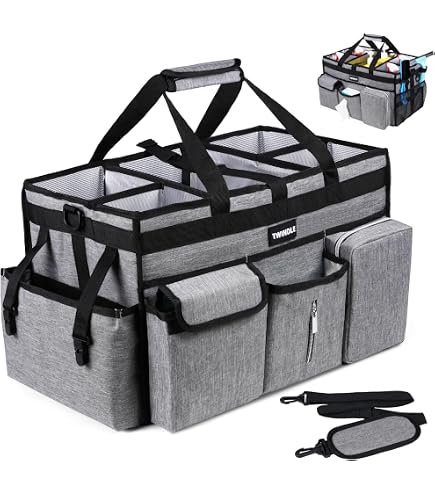 Timoxi Wearable Cleaning Caddy Bag – Adjustable Shoulder Strap, Waterproof Nylon Organizer With Dividers For Housekeepers