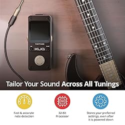 KLIQ TinyTune Pro Stage Tuner Pedal for Guitar