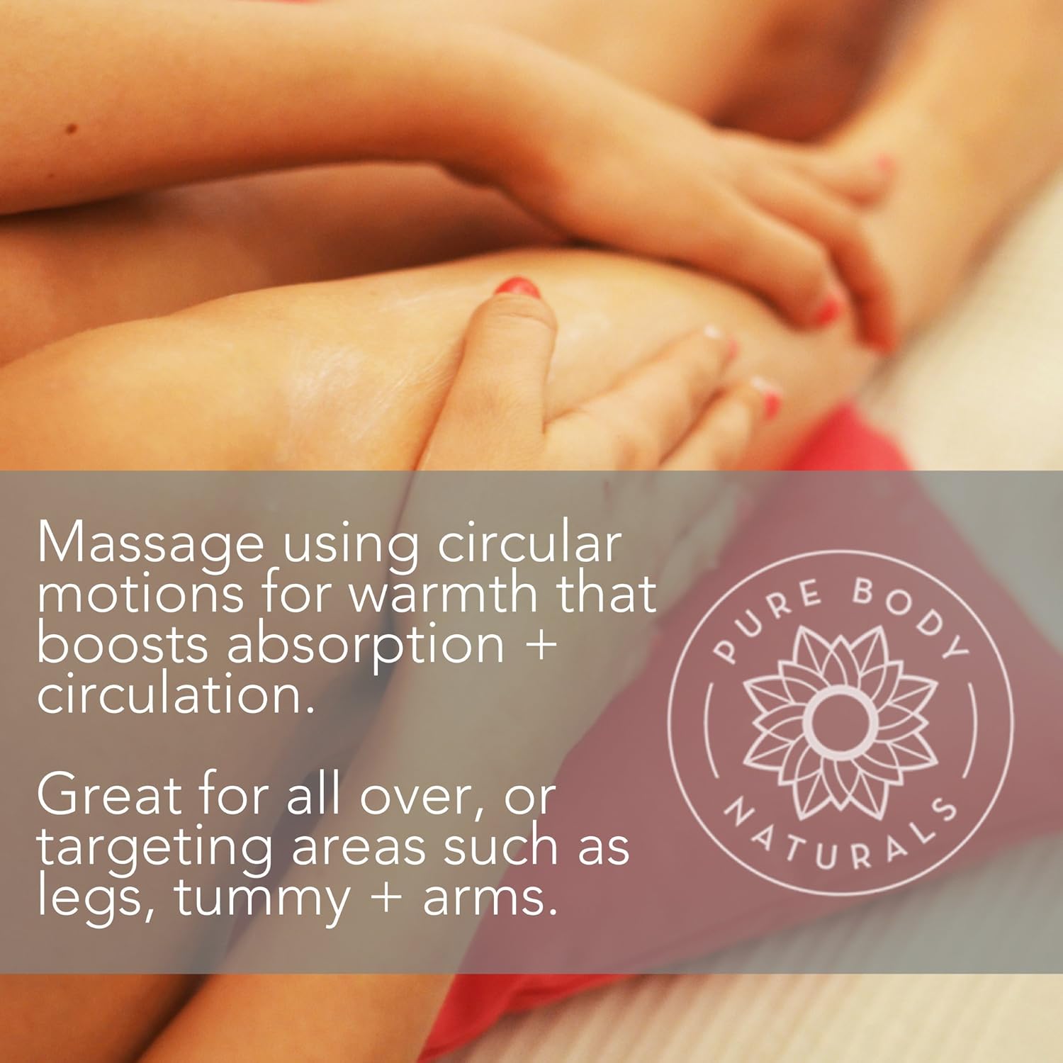 Pure Body Naturals Cellulite Massage Oil, 8 fl oz | 100% Natural Cellulite Oil for Thighs and Butt | Chemical Free Cellulite Oil Massage Treatment for Firming Stomach, Legs, and Arms (Label Varies): Health & Personal Care
