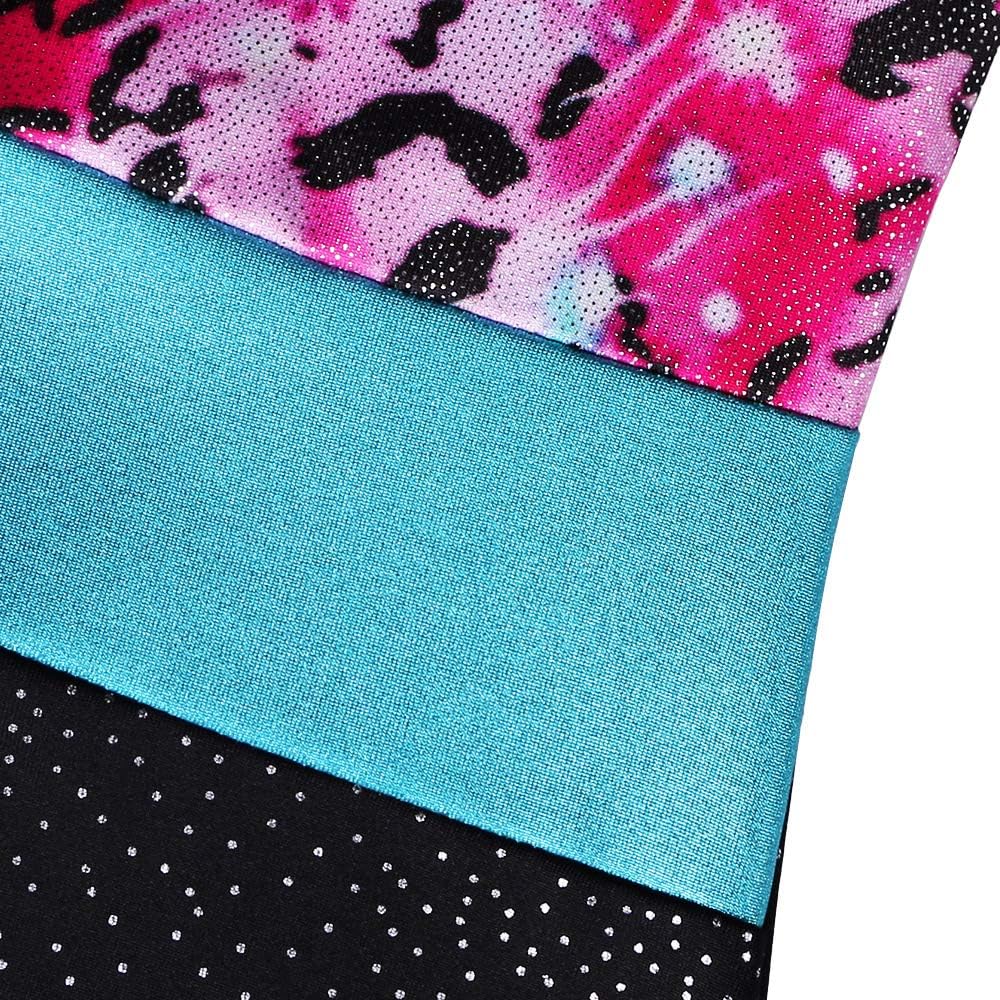 BAOHULU Leotard for Girls Gymnastics Toddler Sparkle Stripes Tank Biketards One Piece: Clothing