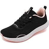 WHITIN Women's Wide Width Toe Box Zero Drop Road Running Shoes Size 8 Walking Trail Fitness Tennis Sport Breathable Female Footwear 39 Black