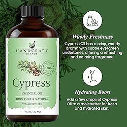 Handcraft Blends Cypress Essential Oil – 1 Fl Oz