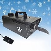 KYNG Snow Machine 650W Wired Remote Snow Maker | Artificial Snowflakes for Christmas, Holidays, Parties, Special Events