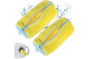 MACTANO Shoe Washing Machine Bag, Sneaker Cleaning Laundry Shoe Bag for Washer Dryer 2PCS