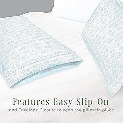 Elegant Comfort Ultra Soft Set of 2 Sea Waves Print
