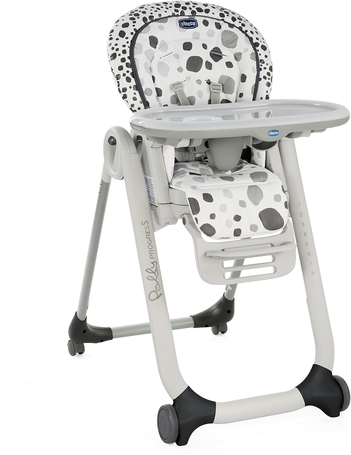 Chicco Polly Progres5 - Trona evolutiva, de hamaca a elevador, 4 ruedas, de 0 a 3 años, color Kiwi