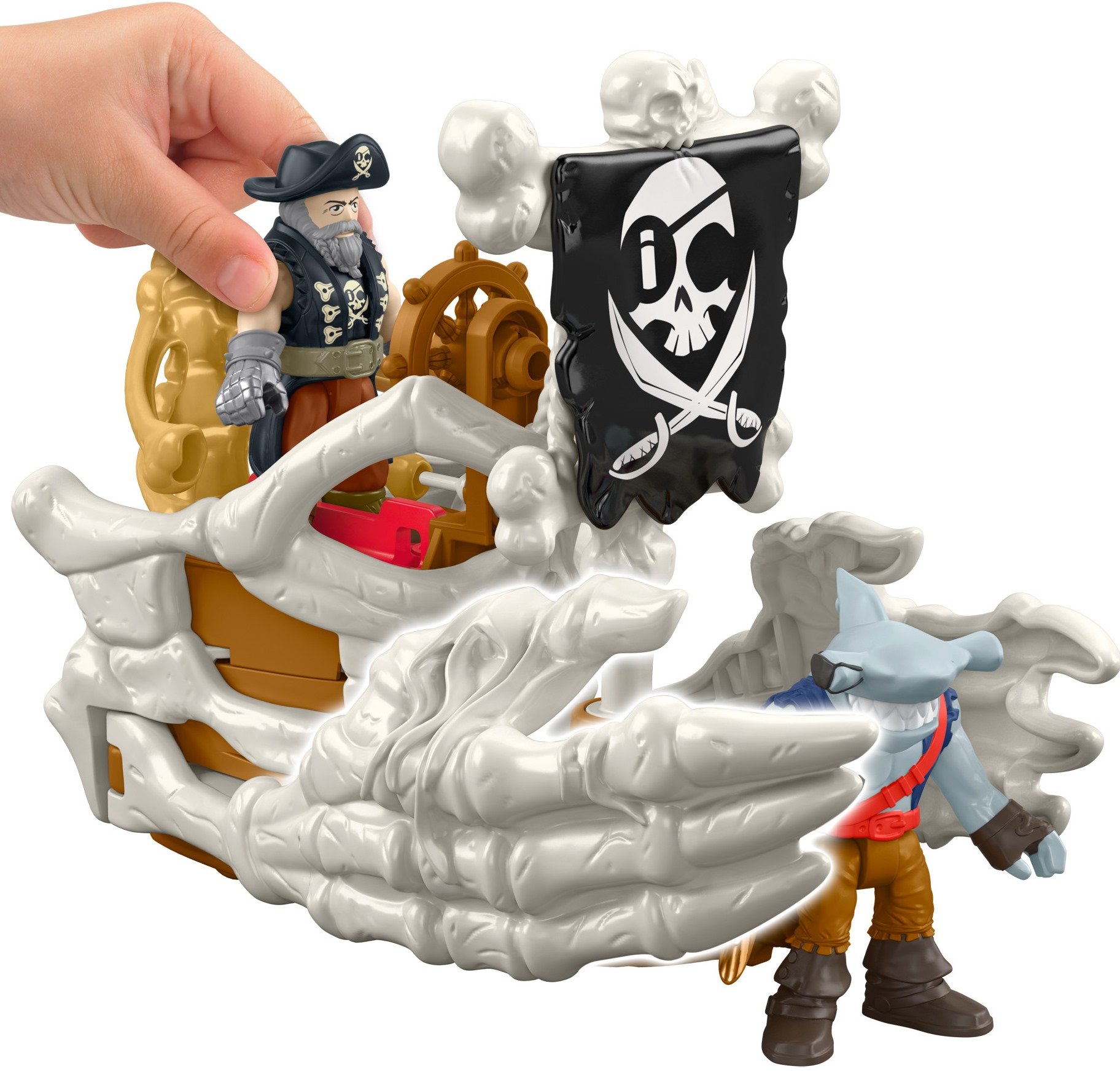 Fisher-Price Imaginext Pirate Billy Bones' Boat