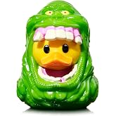 TUBBZ: Ghostbusters Movie - Slimer Mini Rubber Duck Collectible Toy 2" | Officially Licensed Movie Merchandise &ndash; Mini Vinyl Figure with Bathtub Display, Themed Character, Novelty Gift &amp; Jeep Ducking