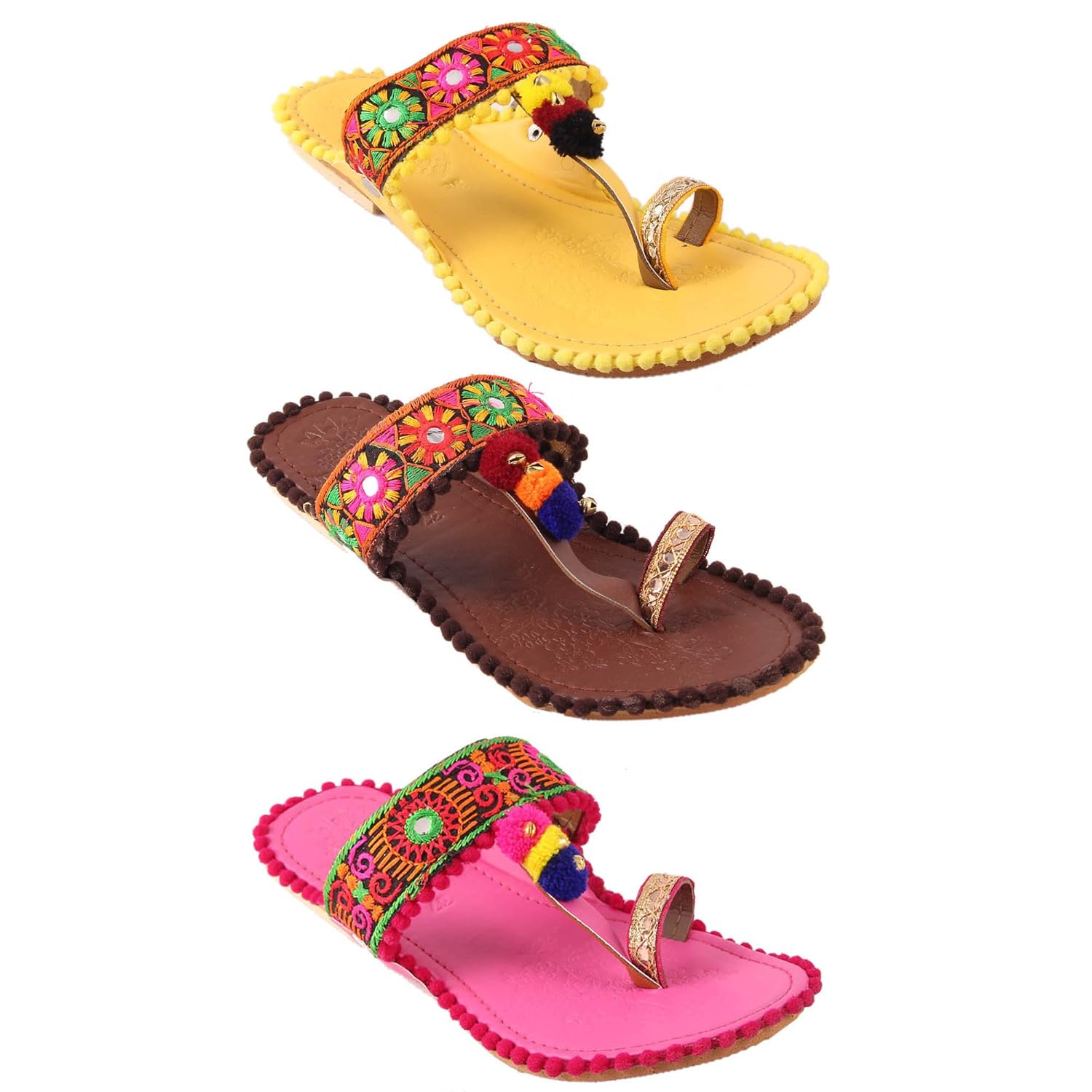 shree women's ethnic kolhapuri fashion slipper