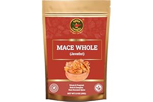 SPICE MAGIC THE TASTE OF MAGIC Mace Spice Whole - Premium Quality, Fresh & Aromatic, Non-GMO, Perfect for Baking, Cooking, and Seasoning (3.5oz (100g) From SPICE MAGIC