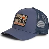 Quiksilver Men's Premium Cotton Adjustable Snap Back Logo Trucker Hat