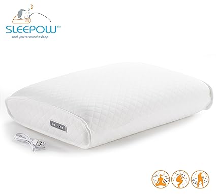 Sleepow Memory Foam Sound Therapy Pillow With Mp3 Sound Machine