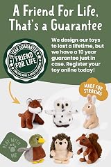 Living Nature Wildlife Buddies 6 x 9 cm Mini Woodland Plush Toys set of 6 view 6