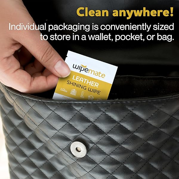 WIPEMATE PREMIUM SUEDE CLEANER WIPES, INDIVIDUALLY PACKAGED QUICK WIPES FOR HOME OR TRAVEL, REMOVES DIRT, GRIME & STAINS, CLEANING WIPES FOR SUEDE SHOES, BOOTS, BAGS, ETC. – 20 COUNT [TWO PACK]