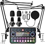 SINWE Podcast Equipment Bundle for 2,Audio