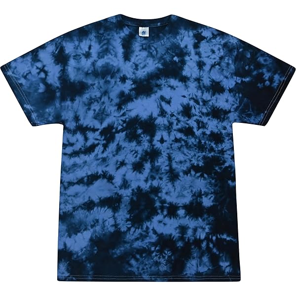 Dyenomite Crystal Tie-Dyed T-Shirt - 200CR Colorful Pre-Shrunk Cotton Tee