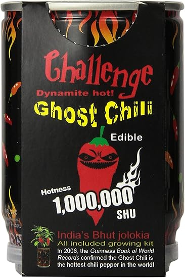 Ghost Chili Pepper The Hottest Pepper In The World 1 000 000 Heat Laval By Magic Plant Amazon Fr Epicerie