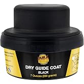 Dura-Gold Premium Black Dry Guide Coat Kit, 7 Ounces (200 Grams) - Powder | that Instantly Highlights Auto Bodyshop Repair Surface Imperfections, Identify Body Filler Pinholes Sanding Scratches Defects