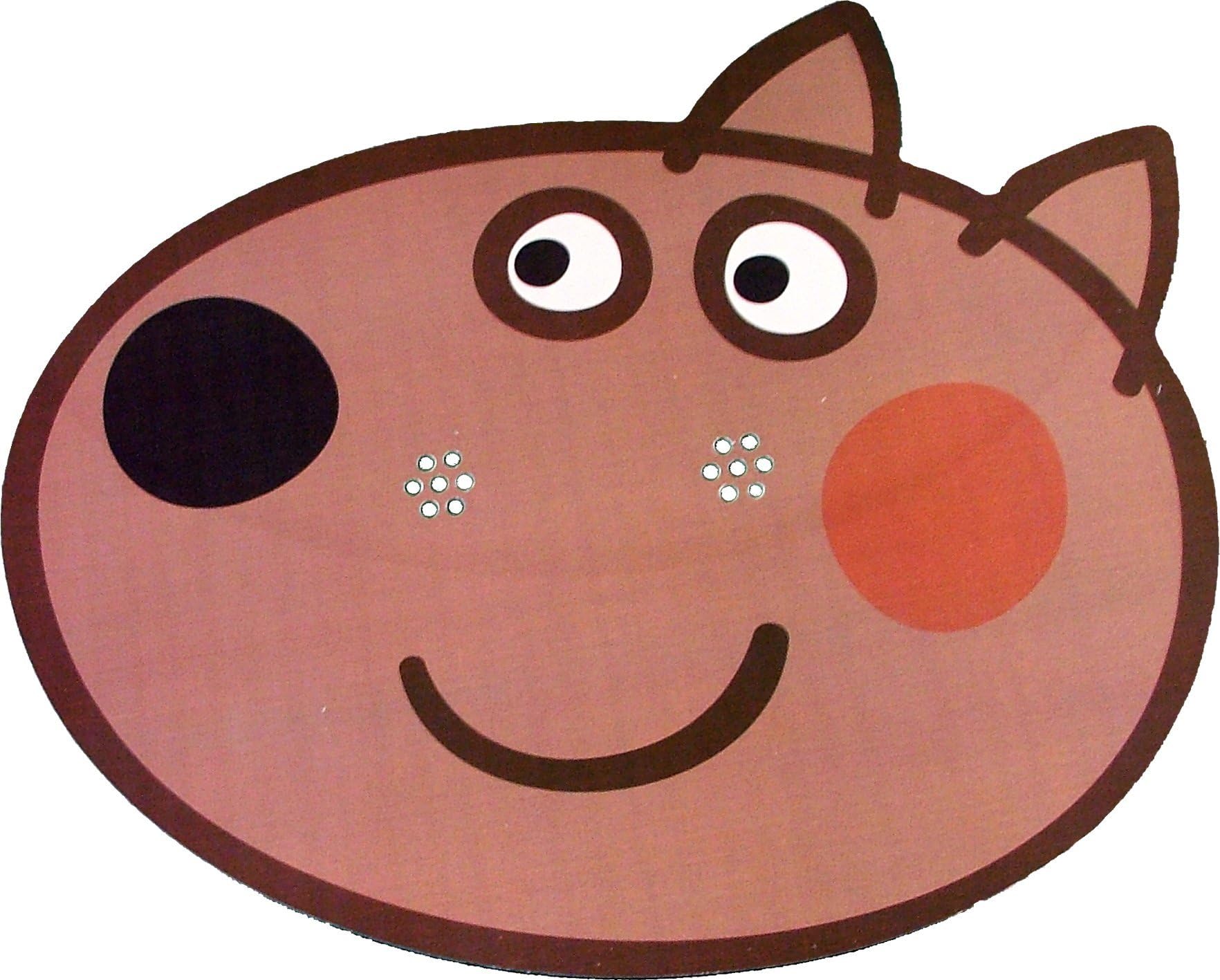 Kids Stars Peppa Pig - Danny Dog - Card Face Mask